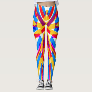 Listras de arco-íris "Ratti_Creative_Arts" Legging