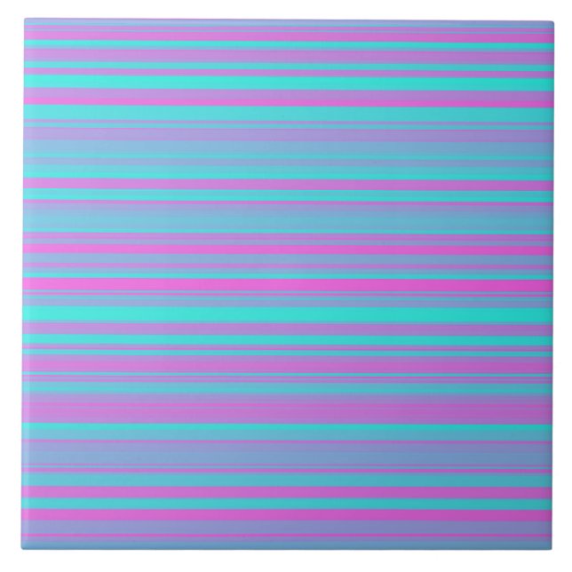 Listras de Azul Roxo Rosa Padrão (Frente)
