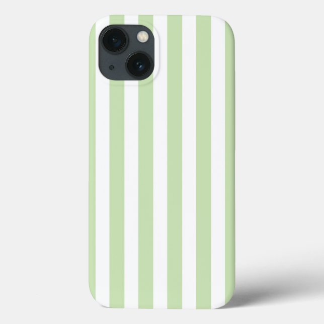 Listras de doce verde claro e branco Case-Mate iPh (Verso)