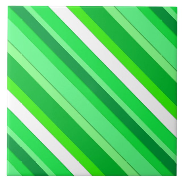 Listras de doces em camadas - verde esmeralda e br (Frente)