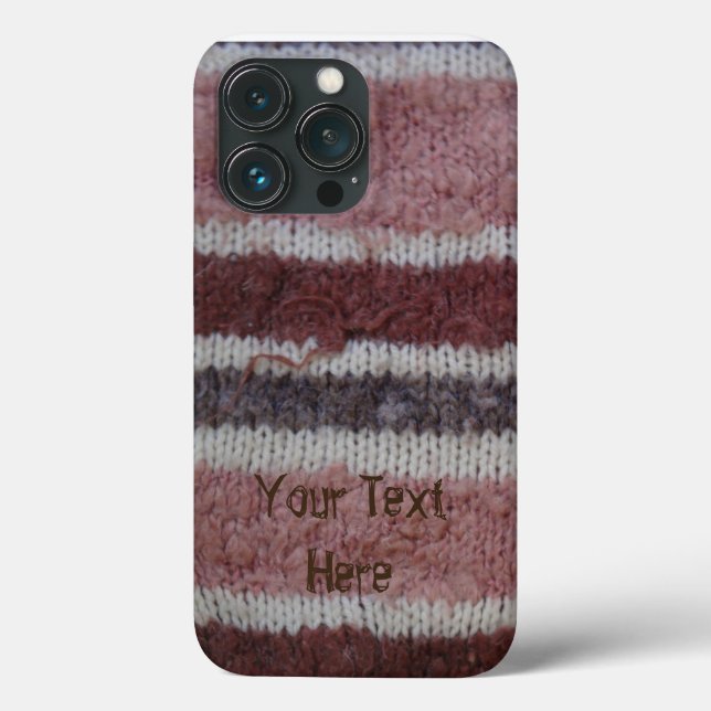 listras de malha marrom estilo vintage diversão tr (Verso)