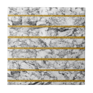 Listras de mármore brancas pretas do efeito do