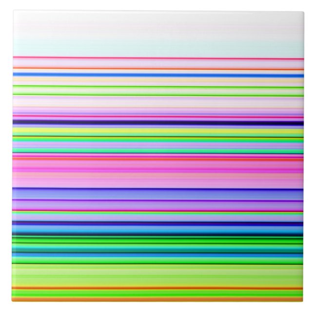 Listras de neon coloridas quentes (Frente)
