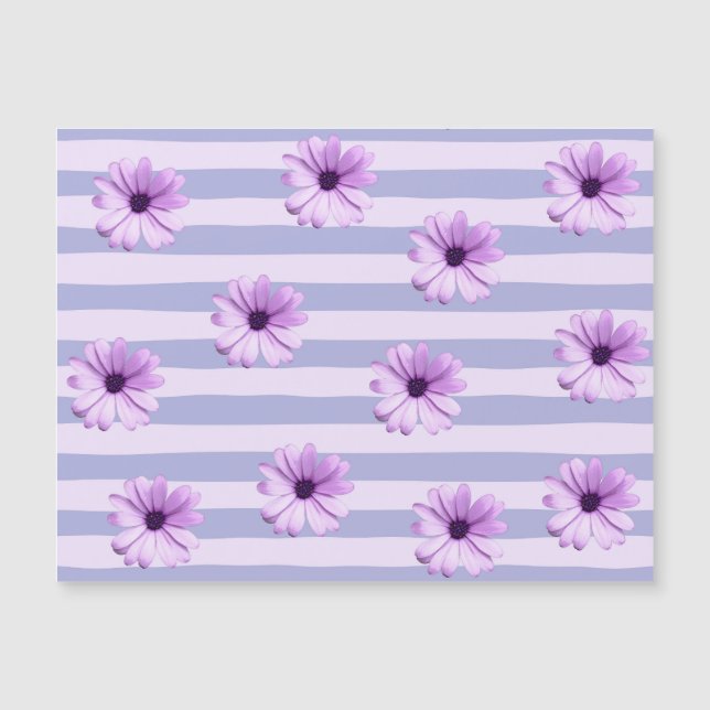 Listras de pastel com Margaridas (Frente)