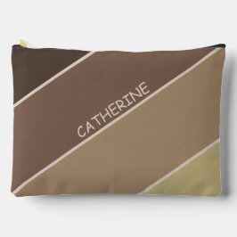 Listras de tons da Terra e nome personalizado