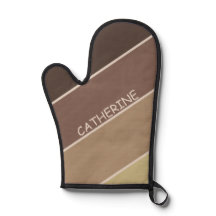 Listras de tons da Terra e nome personalizado