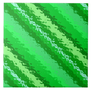 Listras de vidro - tons verdes esmeraldas