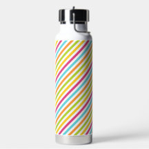 Listras diagonais em cores vibrantes
