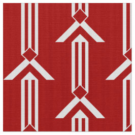 Listras e vigas brancas geométricas no tecido