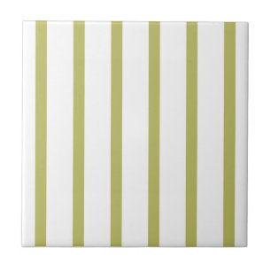 Listras Espesso Verde Branco Fino
