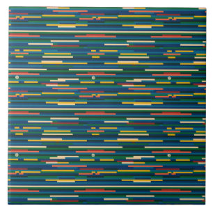 Listras Horizontais Coloridas Arte Abstrata