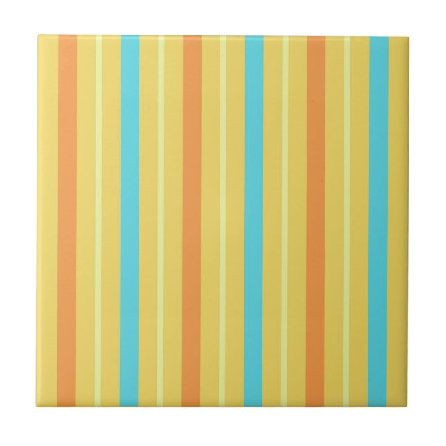 Listras Laranja Azul Amarelo Brilhante (Frente)
