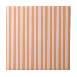 Listras Laranja Rosa Padrão Minimal Moderno