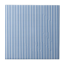 Listras Minimalistas Clássicas em Azul e Branco