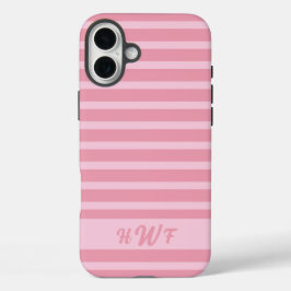 Listras Monocromáticas Rosa Personalizadas Fofas 