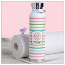 Listras Pastéis Monograma Floral