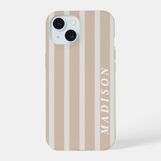 Listras Personalizadas Bege Creme (Verso)