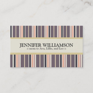 Listras personalizadas na moda dos cartões