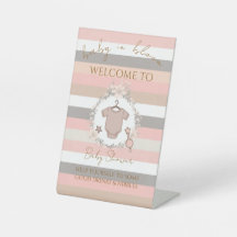 Listras Rosa e Cinza Baby in Bloom
