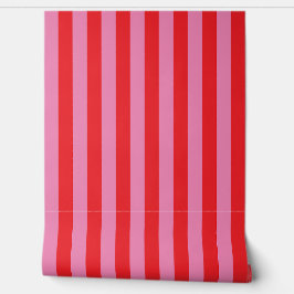 Listras rosa e vermelha