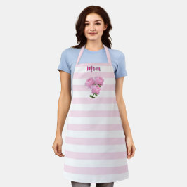 Listras Rosa Pastel com Rosas Rosa "Mãe" 