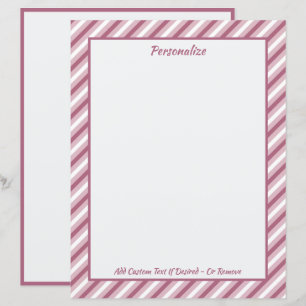 Listras Rosa Roxo Elegantes Personalizadas