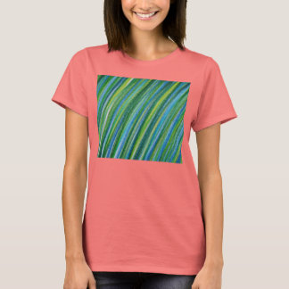 Listras Verdes T Camisa