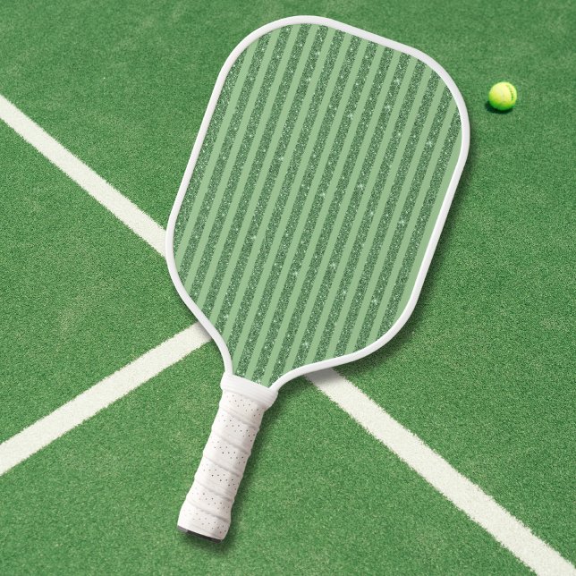 Listras Verticais Simples com Brilho em Verde Flor (Criador carregado)