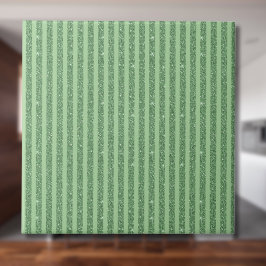 Listras Verticais Simples com Brilho em Verde Flor