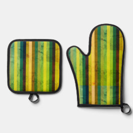 Listras verticais verdes