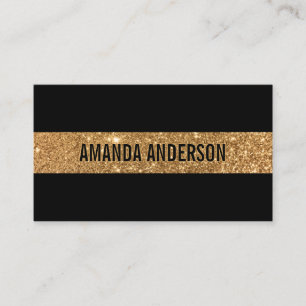 Lítima Dourada de Faux Na moda Elegante CARTÃO D