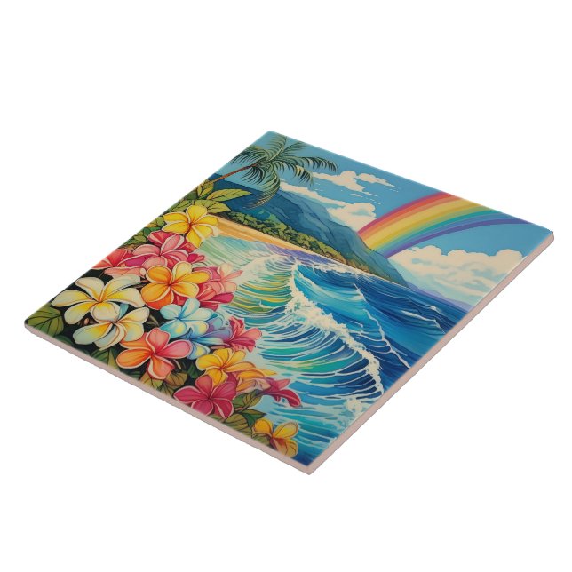 Litógrafo venenoso arte tropical (Lateral)