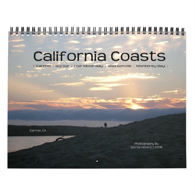 Litoral de Califórnia - calendário (Capa)