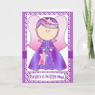 Little Angel Acredita em Sonhos - Cartão de Anive