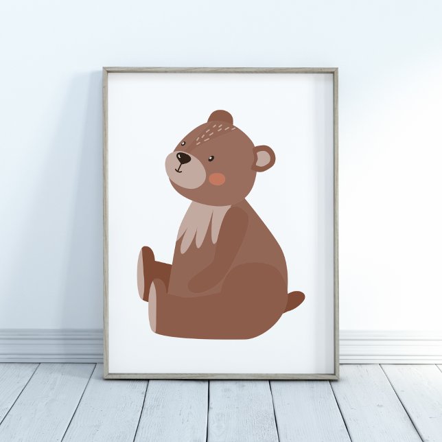 Little Baby Bear Nursery Poster (Criador carregado)