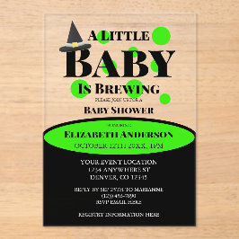 Little Baby is Brewing Halloween Baby Shower