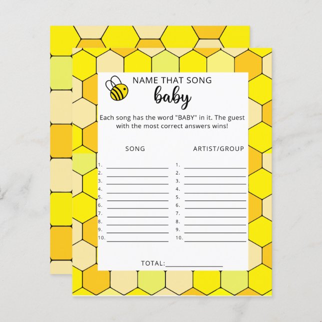 Little Bee Baby Song (Frente/Verso)