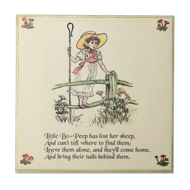 Little Bo-Peep: Clássico de Kate Greenaway Nursery (Frente)