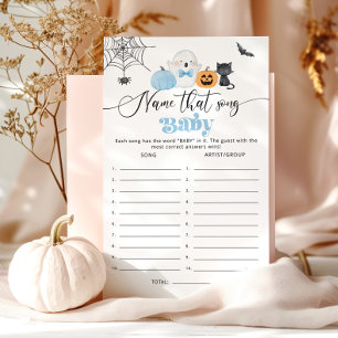 Little Boo Blue - O nome do jogo de chá de fraldas