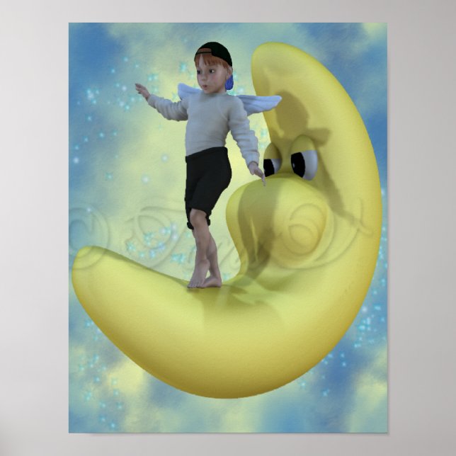 Little Boy Angel no Play Poster (Frente)