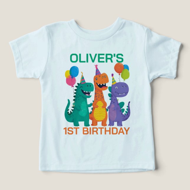 Little Dino 1st Birthday (Design frontal)