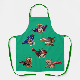 Little Dog Superhero Apron