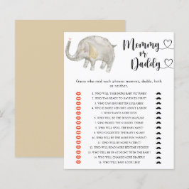 Little Elephant - chá de bebê para mamãe ou papai