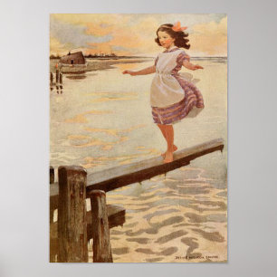 Little Emily por Jessie Willcox Smith Impressão