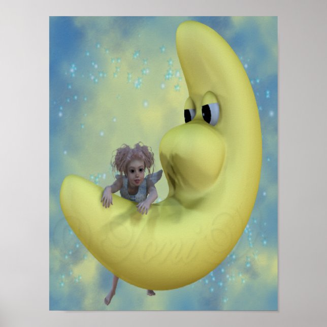 Little Girl Angel no Play Poster (Frente)