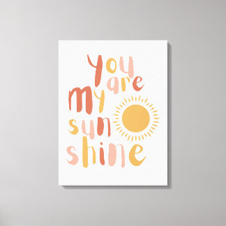 Little Girl Boho Sunshine Wall art Canvas Décor
