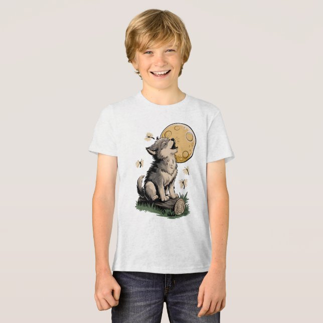 Little Howler - Cubo Lobo e Lua (Frente Completa)