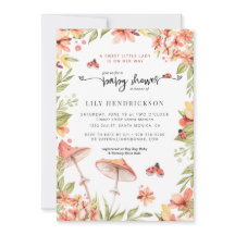 Little Ladybug | Convite ao Chá de fraldas Primave