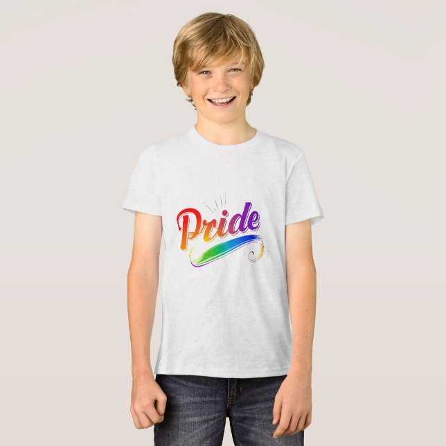 "Little Pride" camiseta para crianças – um estilo  (Frente Completa)