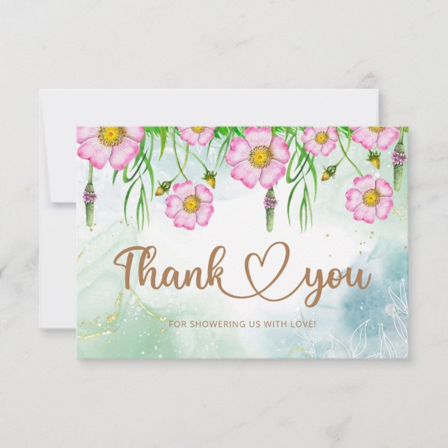 Little Wildflower Está A Caminho Do cartões de agr (Frente)